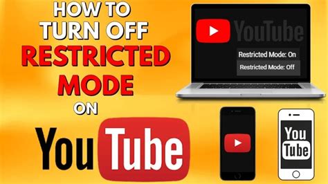 Turn Restricted Mode on or off on YouTube